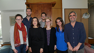 Jane Weitzman (second from left) and Weitzman-JDC Fellows in Jerusalem