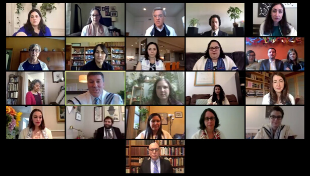 New York rabbinical and cantorial classes of 2020 on Zoom