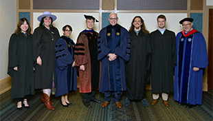 Graduates and Administrators at 2021 Cincinnati Graduation